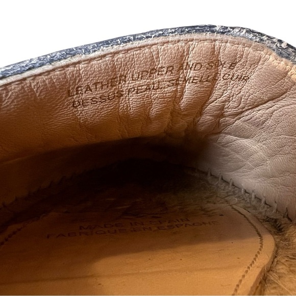 Paloma Barcelo Women's Pony-Style Espadrilles In Navy Size 39 - Picture 7 of 9